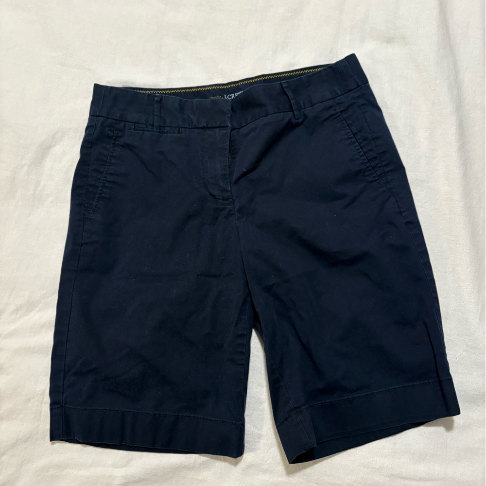 J. Crew Navy Bermuda Shorts